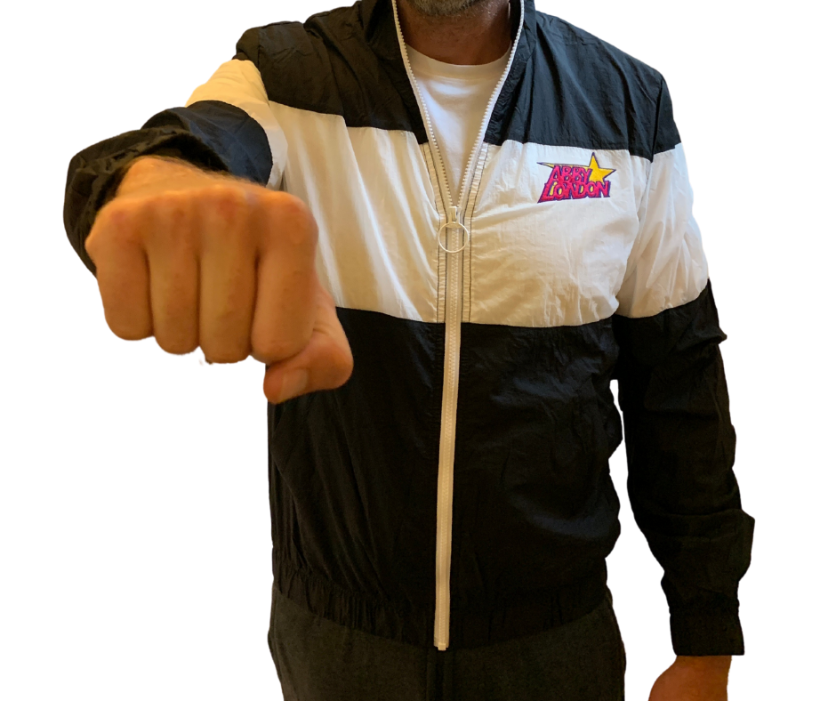 Black and White Windbreaker
