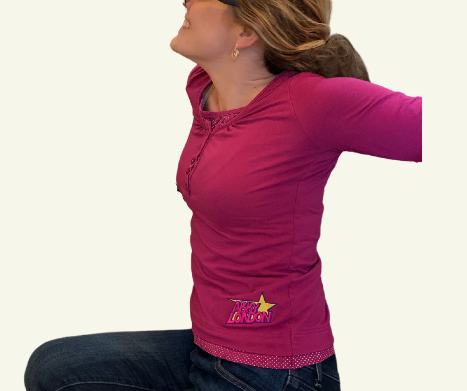 Fuchsia Shirt with Dots