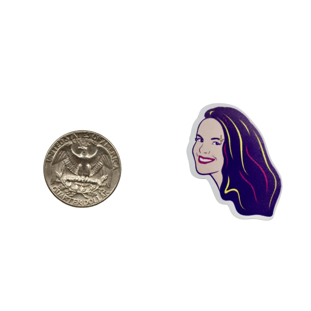 Abby's Face Die Cut Magnet