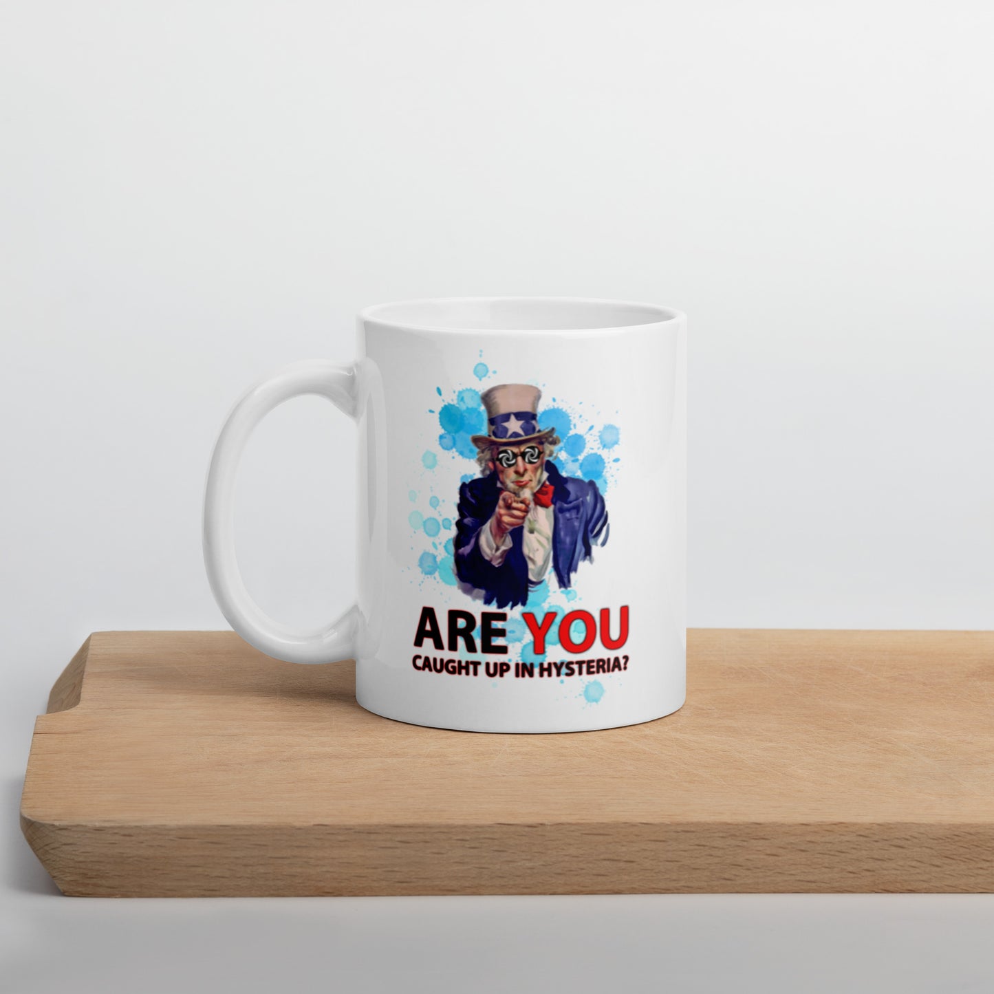 Hysteria White Glossy Mug
