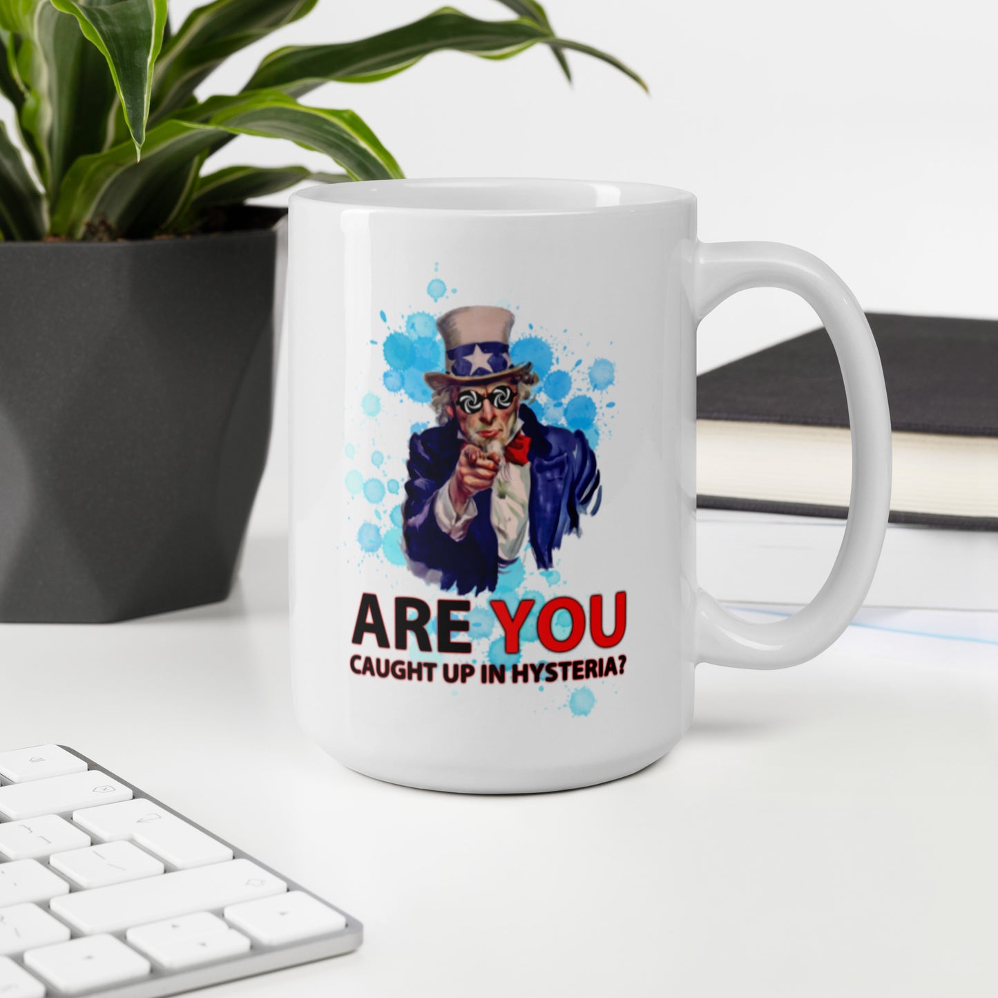 Hysteria White Glossy Mug