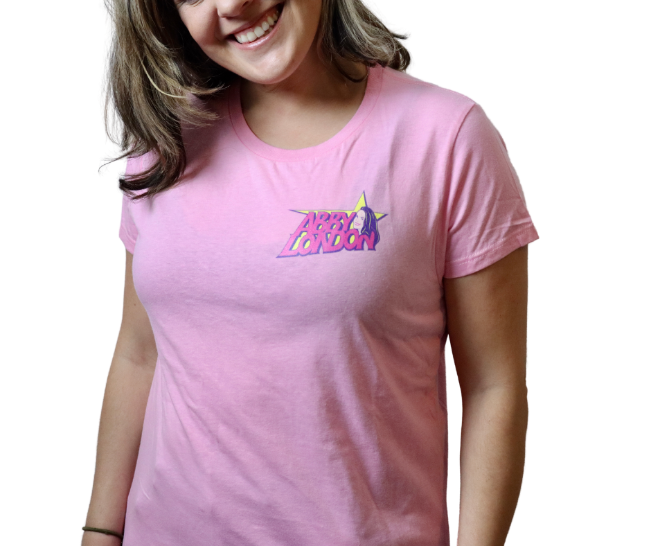 Logo Women's Tee in Pink