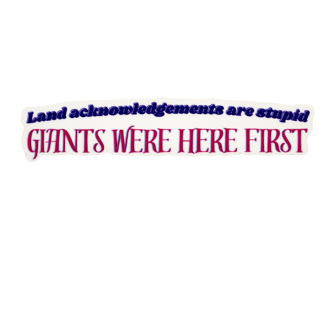 Tiny Giants Die Cut Sticker