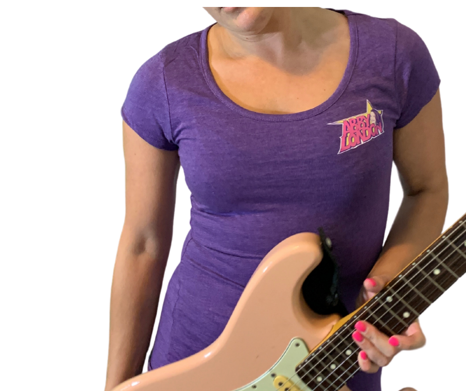 Pretty Purple Scoop Neck