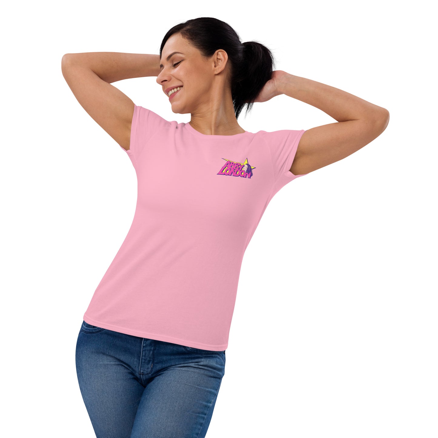 Logo Women's Tee in Pink