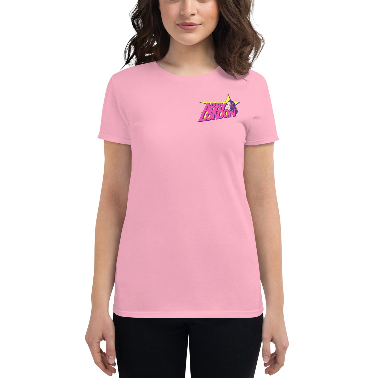 Logo Women's Tee in Pink